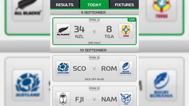 <b>Urmărește echipa de rugby a României la Cupa Mondială 2011 pe mobil sau tableta cu aplicatiile speciale RWC 2011 (Galerie foto)</b>Cupa Mondială de Rugby 2011 a debutat astăzi în Noua Zeelandă, iar printre participanții la acest eveniment sportiv se numără și România. Le ținem pumnii băieților care joacă pe 10 septembrie la ora matinală 04:00 a României și trebuie să...