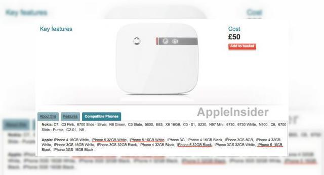 <b>iPhone 5 confirmat de Vodafone În variante de culoare albă și neagră, cu 16/32GB memorie internă</b>Dacă un angajat Apple uita un prototip de iPhone nou într-un bar nu ne miră, dar dacă un operator de talia lui Vodafone scapă detalii despre handset, atunci lucrurile devin interesante. Nu vă imaginați aici o listă completă de specificații sau o...