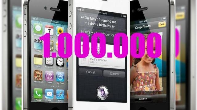 <b>iPhone 4S depășește bariera de 1 milion de unități la precomandă În 24 de ore</b>Este un milestone uriaș pe care iPhone 4S îl stabilește, deși a primit numeroase critici și se părea că valorile stabilite de iPhone 4 în 2010 nu vor fi depășite. Citeam că numai AT&T - operator de telefonie mobilă din SUA înregistrase...