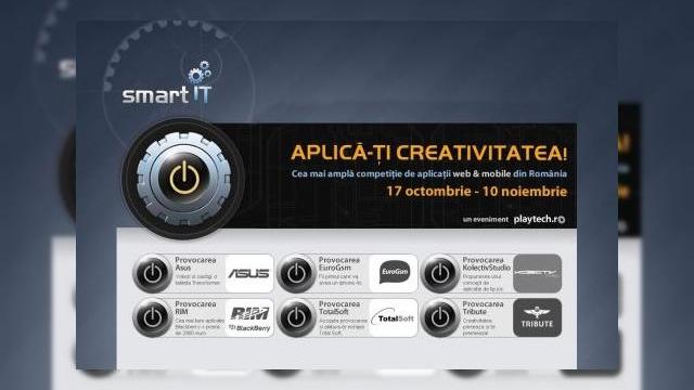<b>iPhone 4S premiu de la EuroGSM pentru dezvoltatorii care creează o aplicație iOS/Android de top În cadrul Smart IT</b>Smart IT este o competiție organizată de Playtech.ro despre care trebuie să aflați neapărat, mai ales că premiile acordate sunt cu adevărat tentante. Aceasta provocare pentru dezvoltatori are numeroși parteneri media de marcă, printre care și...