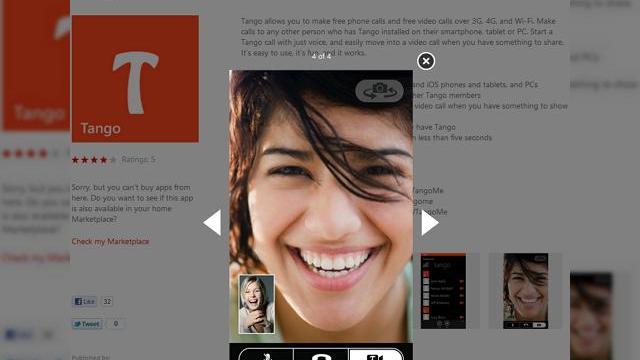 <b>Microsoft a descoperit Facetime?! Video chat pe Windows Phone 7.5 prin aplicația Tango (Video)</b>Microsoft a căpătat prostul obicei al celor de la Apple și anume acela de a se lăuda cu o funcție banală de parcă ar fi buricul pământului... Această concluzie o trag văzând cât tam-tam se face în jurul banalei funcții de videochat, care de...