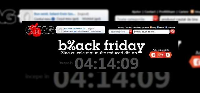 <b>Superofertele Black Friday vin de la eMag - prețurile și reducerile momentului!</b>Dacă sperați la reduceri între 30% și 50% cu ocazia primului Black Friday autohton, aflați că ele vin de la eMag, începând cu ora 05:00 a zilei de 25 noiembrie. Lista cu reducerile cele mai atractive o vedeți mai jos la ora la care vom afla...