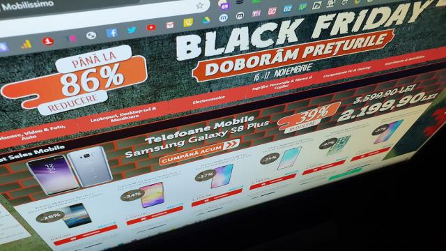 <b>Black Friday la evoMAG: o treime din produsele comandate de Black Friday au fost cu ridicare din showroom; Iată şi alte statistici!</b>Acum că suntem deja în perioada zilei de Black Friday când s-au mai calmat lucrurile au început să vină cifre legate de această zi specială de shopping şi de la evoMAG. Aflăm că o treime din produsele comandate de Black Friday au fost cu ridicare din show