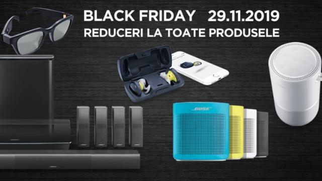 <b>Căști, boxe și sisteme audio BOSE acum la prețuri de Black Friday! Iată oferta distribuitorului român</b>Dacă anul acesta de Black Friday ați vrut să vă echipați cu o boxă HiFi sau o pereche de căști premium cu sistem de anulare a zgomotului de fundal, dar nu ați găsit ceva pe placul vostru nu este cazul să vă întristați pentru 