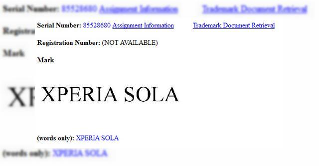 <b>Încă un telefon Sony: Xperia Sola primește trademark-ul În SUA și Europa</b>După săptămâni în care Xperia U, Xperia S și Xperia P au fost capete de afiș pe toate blogurile de specialitate, este rândul unui nou terminal să își facă apariția. Sony tocmai a obținut trademark-ul pentru numele Xperia Sola, care se...