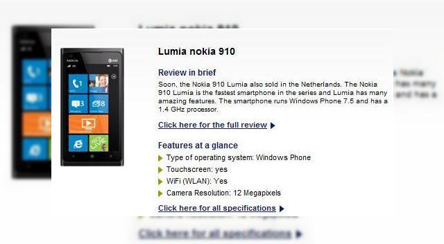 <b>Nu vom avea Nokia Lumia 900 cu cameră de 12 megapixeli, afirmă un oficial Nokia</b>Cine este mai în măsură decât șeful secțiunii imagine/camera de la Nokia să ne spună dacă vom vedea un Lumia 900 într-o variantă cu cameră de 12 megapixeli? Din păcate răspunsul este "nu", cel puțin nu sub forma unei versiuni modificate a...
