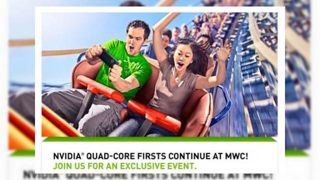 <b>Nvidia va prezenta primele telefoane quad core la MWC 2012; Să vedem ce poate Tegra 3 și pe mobil...</b>Nvidia are planuri mari pentru MWC 2012, astfel că după ce a avut o prezență bună la CES 2012 cu câteva modele de tablete quad core, ne va prezenta în Barcelona și câteva telefoane Tegra 3. Invitația de mai jos, care menționează "premiere...