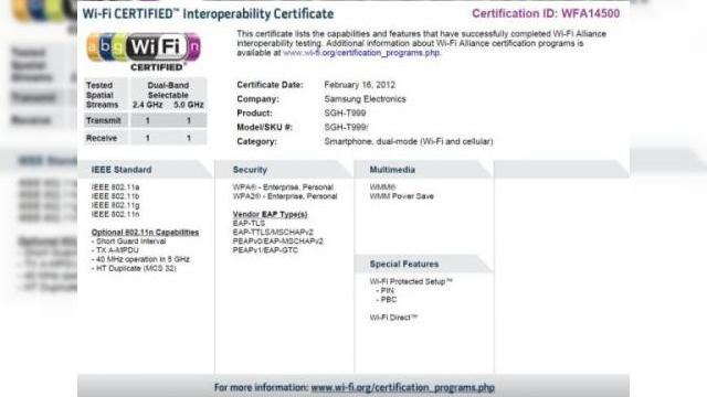 <b>Trei noi smartphone-uri Samsung misterioase primesc certificarea WiFi, ar putea sosi la MWC</b>Peste nici 10 zile vom purcede la Barcelona, pentru a asista la debutul lui Mobile World Congress și până atunci mă aștept la o avalanșă de zvonuri pe tema showului tehnologic din Spania. Astăzi aflăm că 3 noi terminale misterioase Samsung au...