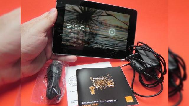 <b>Orange Tahiti (Huawei MediaPad) Unboxing - scoatem din cutie tableta Orange de 49 de euro (Video)</b>Huawei MediaPad, prima tabletă de 7 inch cu Android 3.2 Honeycomb a sosit în România de ceva vreme, dar acum a ajuns și în oferta operatorului Orange, cu brandingul Orange Tahiti. Terminalul ne-a fost oferit în teste de către Orange România, care...