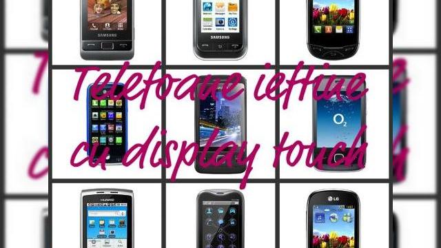 <b>Cele mai ieftine telefoane cu touch [martie 2012]</b>A trecut mult timp de când un telefon cu touch era considerat un moft și majoritatea se temeau de rezistența unui display touch, mai ales în cazul celor rezistive. Prețurile au intra la apă și au ajuns a coborî sub 300 de lei fără semnarea unui...