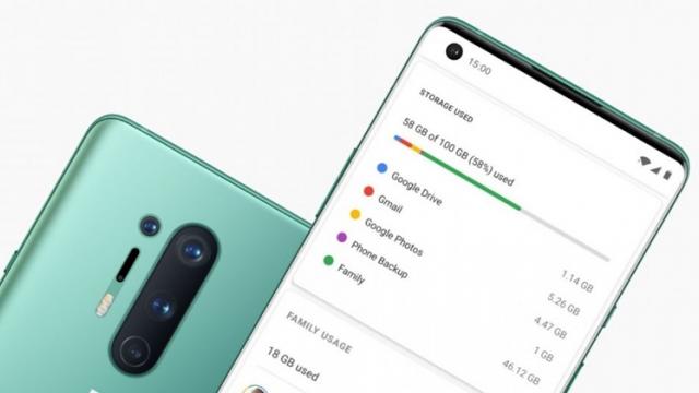 <b>OnePlus 8 va sosi cu 3 luni de stocare gratuită în cloud via Google One (100 GB)</b>Telefoanele din seria OnePlus 8 sunt aşteptate să debuteze astăzi la ora 18:00, iar acum pe ultima sută de metri aflăm mai multe detalii despre beneficiile cu care vin aceste terminale. Spre exemplu Evan Blass a dezvăluit că ele vor sosi cu