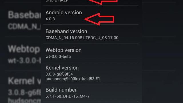 <b>Motorola Droid RAZR primește Android 4.0.3, Împreună cu Droid RAZR MAXX, deocamdată software neoficial!</b>După ce Motorola Xoom a primit cu câteva zile în urmă Android 4.0.4 în varianta pentru testeri, astăzi avem noi dovezi cu privire la sosirea lui Android Ice Cream Sandwich pe Motorola Droid RAZR și pe fratele său cu baterie mai mare, Droid RAZR...