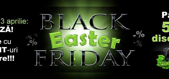 <b>Black Easter friday la evomag! Reduceri de până la 50% pe vineri 13 aprilie!</b>Vinerea Mare este în acest Black Easter Friday la evoMAG.ro, care va aduce reduceri de până la 50% la produsele sale. Astfel, mâine, vineri 13 veți avea o zi mai norocoasă decât de obicei, datorită reducerilor retailerului menționat anterior și...