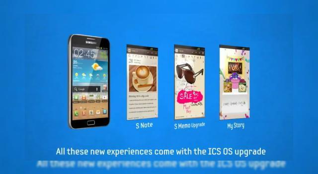 <b>Samsung Galaxy Note va primi și aplicații premium odată cu actualizarea la Android 4.0 (Video)</b>Samsung Galaxy Note a fost unul dintre cele mai lăudate terminale ale anului trecut și asta datorită ecranului Super AMOLED fantastic, procesorului Exynos foarte rapid și a camerei care se comportă excelent. Acum posesorii smartabletului de 5.3 inch...
