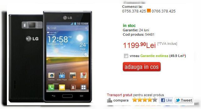 <b>LG Optimus L7 disponibil prin Quickmobile.ro, iată prețul! (Video)</b>Seria L de la LG a debutat cu o săptămână înainte de MWC 2012, sub formă de anunț oficial, pentru ca apoi să fie prezentate cele trei terminale la Mobile World Congress, unde ne-am aflat și noi. La acea vreme v-am oferit o experiență hands-on...