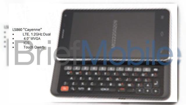 <b>LG LS860 Cayenne apare Într-o imagine blurată</b>Avem o primă informație legată de un smartphone cu tastatură qwerty dezvoltat de către LG. Nu a apărut decât o imagine blurată a lui LG LS860 Cayenne&nbsp;și o serie de specificații neconfirmate la nivel oficial de către compania sud-coreeană....