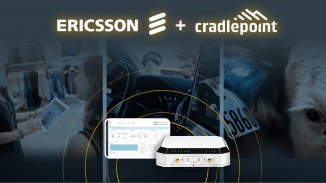 <b>Ericsson anunță achiziția firmei americane Cradlepoint, cu scopul de a-și mări cota de piață în sectorul 5G business</b>Printre cei mai mari jucători pe piața echipamentelor 5G se află și ERICSSON, companie care a luat decizia de a achiziționa firma Cradlepoint - lider al pieței din SUA în soluții Enterprise Wireless Edge WAN 4G 