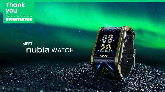 <b>Nubia Watch - ceasul cu ecran flexibil se pregătește de lansarea comercială, după o campanie de succes pe Kickstarter</b>Printre produsele inedite anunțe pe piață în această vară l-am avut și pe Nubia Watch - un ceas inteligent cu ecran flexibil care a pornit la drum sub forma unei campanii de finanțare deschisă pe Kickstarter