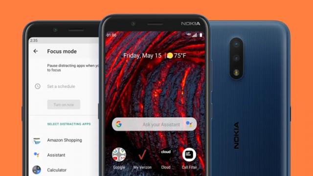 <b>Nokia 2V Tella este anunțat în SUA pentru operatorul Verizon; Are dotări low-end și dimensiuni de iPhone 12 Mini</b>După cum era de așteptat, Apple avea să inspire și alți producători de pe piață să adopte din idelie aplicate seriei iPhone 12, un exemplu fiind compactul iPhone 12 Mini cu a sa diagonală de 5.4 inch
