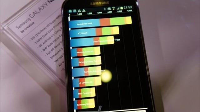 Primele teste de benchmark pentru Samsung Galaxy Note II