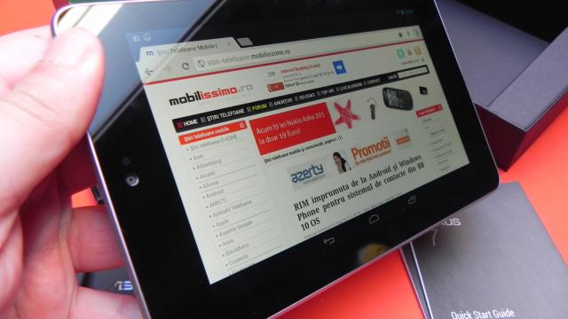 <b>Google Nexus 7, prețurile actuale din România și lansarea oficială</b>Google Nexus 7 este fără îndoială cea mai dorită tabletă Android a momentului. Dau de persoane interesate peste tot. Am avut ocazia prin intermediul QuickMobile să mă joc cu acest produs timp de două săptămâni și jumătate în varianta de 8...