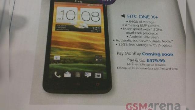 <b>HTC One X+ Își face apariția Într-o broșură a operatorului britanic O2; Vine cu Beats Audio, CPU Tegra 3 de 1.7 GHz, costa 600 de euro!</b>După multe speculații și prea multe scăpări HTC One X+ este în sfârșit semi-oficial, fiind inclus într-o broșură a operatorului britanic O2. Terminalul este listat drept "sosind în curând" și oferă o cameră de 8 megapixeli și un procesor...