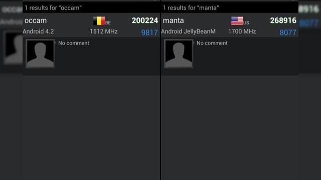 <b>Motorola Occam și Manta Într-un test de benchmark cu Android 4.2 Jelly Bean</b>A început o întreagă discuție în ce privește Android 4.2. Unele bloguri de tehnologie au venit cu detalii, după aceea au retractat și au spus că n-au verificat sursele ca atare și s-a creat buzz fără să existe ceva real. Un oficial al Google...