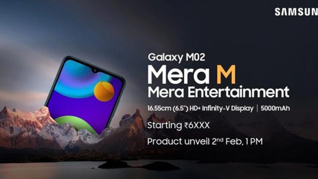 <b>Samsung Galaxy M02 debutează pe 2 februarie la sub 100 dolari; Ce oferă?</b>Samsung continuă lansările de telefoane Galaxy M ieftine şi în 2021 şi a confirmat sosirea modelului Galaxy M02 pe 2 februarie. Telefonul va costa sub 100 de dolari, mai precis 96 şi ar veni în completarea celor mai ieftine modele Galaxy M de până acum