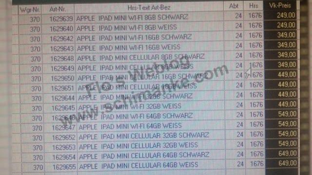 <b>iPad Mini apare În oferta unui retailer german! Avem primele prețuri, pornind de la 249 de euro!</b>Deși iPad Mini continuă să rămână o fantomă, fără un anunț clar din partea Apple sau o serie de specificații hardware care măcar să pară reale, iată că a apărut și o listare a acestui produs în oferă unui retailer german. E vorba...