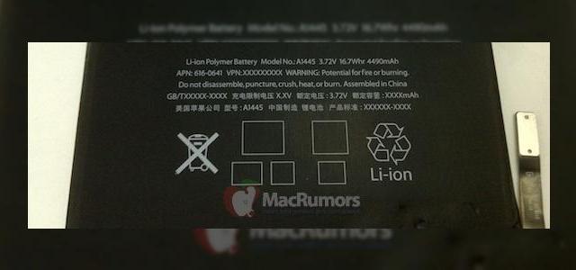 <b>Bateria lui iPad Mini ajunge pe web: 4490 mAh si 3.72 volti; Iata imagini!</b>în fiecare zi mai iese la iveală un zvon sau un detaliu al tabletei Apple denumită iPad mini în presa de specialitate. Mereu se spune că lansarea ar avea loc în viitorul apropiat, de ordinul zilelor și că va debuta în stocurile magazinelor astfel...