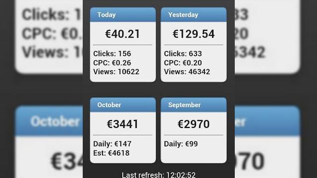 <b>Acum Îți poți verifica rapoartele Adsense și câștigurile de pe telefonul Android cu aplicația Adsense Reports FREE</b>Deși acest soft nu este produs de către Google, el vine în întâmpinarea unui serviciu Google foarte apreciat de utilizatorii săi: Adsense. Serviciul de reclame poate fi acum monitorizat prin aplicația Adsense Reports Free, disponibilă gratuit in...