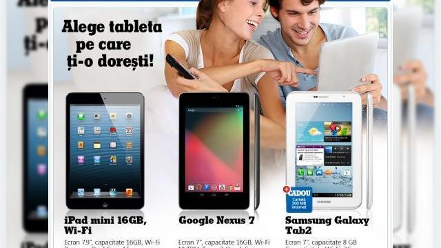 <b>Reduceri "eMAGice" la tabletele momentului: Google Nexus 7 16 GB de 999 lei, Galaxy Tab 2 la 1349 lei și multe altele!</b>După ce Quickmobile.ro a avut o ofertă specială pentru tableta Google Nexus 7 cu ceva timp în urmă, acum este rândul celor de la eMAG.ro să își facă încălzirea pentru Black Friday cu o serie de reduceri. Astfel, ei vând acum tableta quad core...