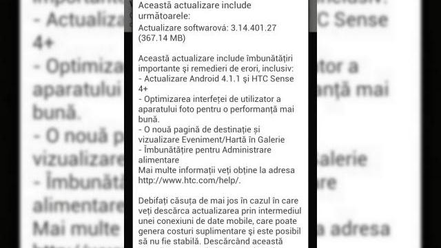 <b>HTC One X primește Android 4.1.1 Jelly Bean și Sense UI 4+ la Vodafone și Orange</b>HTC One X este unul dintre cele mai apreciate telefoane cu Android pe anul în curs. Din această seară se poate face update pentru o versiune de software Android mai nou - Android 4.1.1 Jelly Bean și Sense UI ajunge la indicativul 4+. &nbsp; Vorbim de...