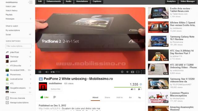 <b>YouTube lansează un nou design al paginii sale, cu accentul pe lista de canale</b>YouTube a lansat un nou design pentru pagina sa Home, dar și pentru pagina de playback video și asta s-a petrecut cu câteva ore în urmă, deci acum site-ul pe care intrați zilnic arată altfel. Modificările includ afișarea constantă a canalelor...