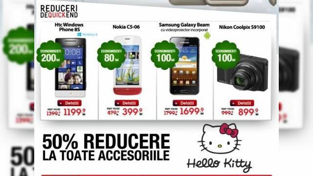 <b>HTC 8S ajunge În oferta QuickMobile; Iată și reducerile pentru QuickEnd</b>După HTC 8X, acum și HTC 8S a ajuns în oferta Quickmobile.ro, acest model Windows Phone 8 fiind disponibil la prețul de 1199.90 lei. Avem și alte câteva reduceri interesante de Quickend la Quickmobile.ro, dar hai să aflăm mai multe detalii despre...