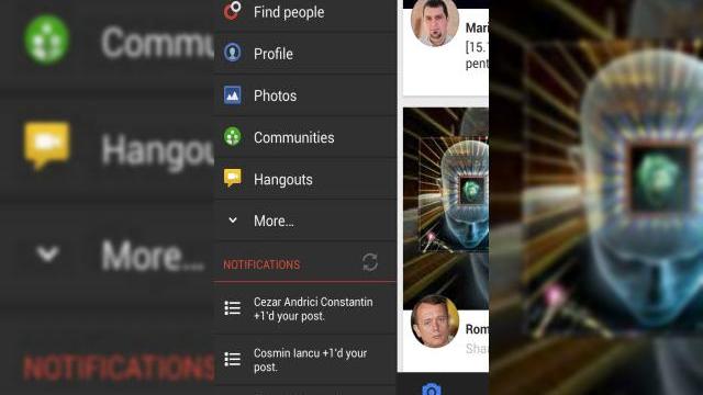 <b>Aplicația Google+ pentru Android este actualizata, primește suport pentru GIF-uri animate, editarea profilului</b>După ce ieri aflam că aplicația Facebook pentru Android a primit o actualizare majoră, care implică transformarea sa în aplicație nativă și multe îmbunătățiri, astăzi este rândul lui Google+ pentru un update. Aplicația celor de la Google...