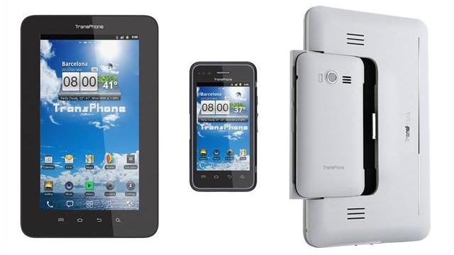 <b>TransPhone Pro, o copie de Padfone de 7 inch cu dotări midrange</b>Dacă am crezut că ASUS PadFone e singurul produs modular care implică introducerea unui smartphone într-o tabletă, ei bine se pare că mai există cel puțin un alt hibrid similar. Aș fi tentat să spun că TransPhone Pro e o copie de PadFone, dacă...