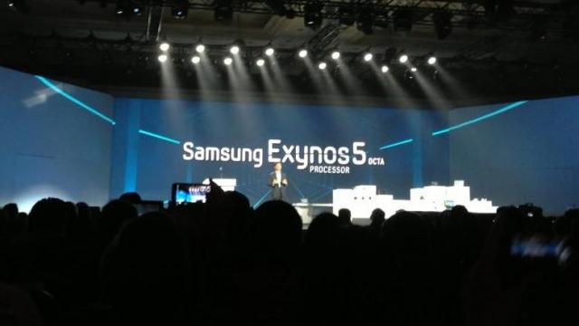 <b>Noi detalii despre procesorul 8 core Samsung Exynos 5 Octa: vine cu GPU PowerVR SGX 544MP3, nu ARM Mali!</b>în cadrul CES 2013 una dintre lansările ușor neglijate, în favoarea mai popularelor Tegra 4 și Snapdragon 800 a fost cea a soluției SoC de la Samsung Exynos 5 Octa. E vorba de fapt de un aranjament dublu quad core, mai degrabă decât de unul 8...