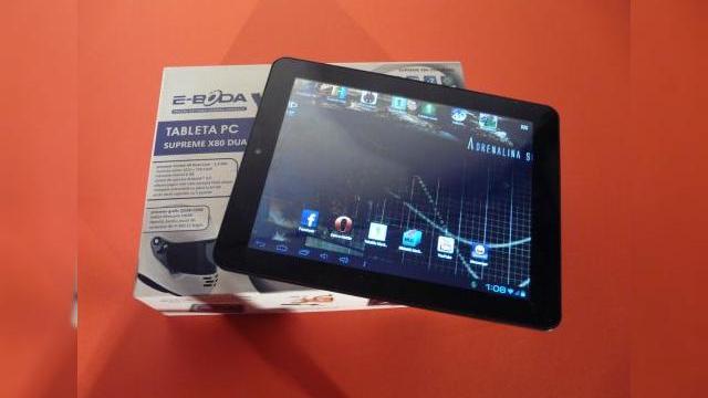 <b>E-Boda Supreme X80 Dual Core unboxing: scoatem din cutie o tabletă de 8 inch cu benchmark-uri excelente (Video)</b>Nu ne-am putut abține să nu includem în review-ul lui Allview TX1 Quasar o comparație de benchmark cu tableta E-Boda Supreme X80 Dual Core. La urma urmei ambele au ecrane de 8 inch, nu-i așa? Ei bine în acest material veți afla cum am scos din...