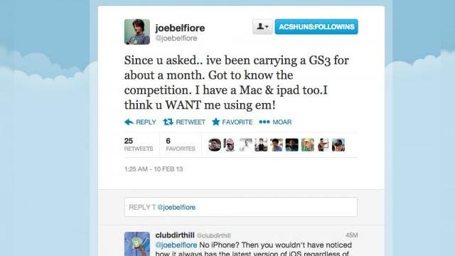 <b>Joe Belfiore, șeful Windows Phone folosește un Samsung Galaxy S III și un iPad</b>în unele companii și în mediul corporațiilor există unele reguli absurde, printre care și interdicția de a folosi un produs al concurenței. Asta nu se aplică neapărat la Microsoft, unde Joe Belfiore, șeful Windows Phone a recunoscut pe Twiter...