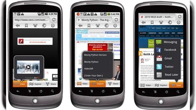 <b>Opera cumpăra Skyfire, Îi Împrumută tehnologia video și de optimizare pentru smartphone</b>Deși Opera nu e chiar prima idee de browser care ne vine în minte când vine vorba de browsingul pe mobil, compania se pregătește de o evoluție importantă, anunțând achiziția lui Skyfire. Tranzacția s-a desfășurat pentru suma de 155 de...