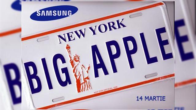 <b>Samsung va prezenta următorul Galaxy S În "Marele Măr", În ciuda Apple</b>Samsung Electronics face o mișcare de imagine, prezentând următorul Galaxy S la New York, în cadrul unui eveniment programat pentru 14 martie. Samsung Galaxy S IV va debuta în orașul cunoscut și ca "Marele Măr" (Big Apple) și asta datorită unei...