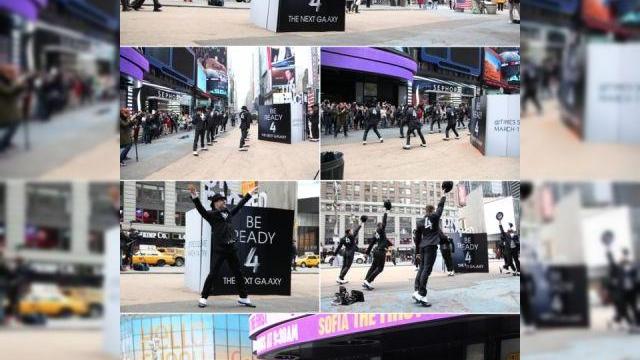 <b>Samsung pregătește terenul pentru Galaxy S IV cu un flash mob În New York (Video)</b>Mâine seară, dacă nu aveți somn atunci aveți o lansare a lui Samsung Galaxy S IV, difuzată live din New York pe YouTube. Până atunci avem promovarea de ultimă oră, de această dată prin intermediul unor domni la costum care fac un flash mob....