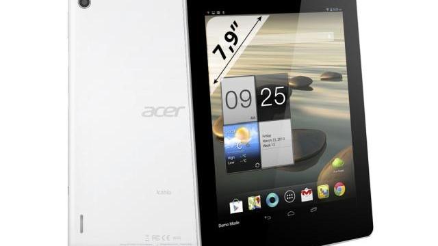 <b>Acer Iconia A1-810, o nouă tabletă de 7.9 inch cu preț de buget</b>Acer Iconia B1 e tableta producătorului chinez care s-a făcut cel mai mult remarcată în ultima vreme, dar există și un alt model care ne stârnește interesul. E vorba despre Acer Iconia A1-810, care poate fi admirat mai jos sub forma unei tablete...