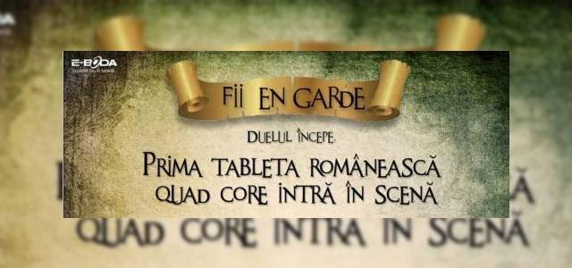 <b>E-BODA pregătește prima tabletă de sub brand românesc cu procesor quad-core</b>Au fost trimise invitațiile de presă pentru un eveniment ce avea loc marțea viitoare. E-BODA ne așteaptă cu o tabletă quad-core. Ei spun că ar fi prima de sub brand românesc. Alte specificații sau detalii nu au fost oferite și bănuiesc că vor...