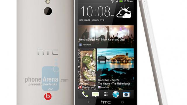 <b>HTC M4 e practic un HTC One cu modificări, iată o posibilă imagine</b>Am tot auzit de HTC M4 în ultima vreme și chiar și înainte de MWC 2013 se vorbea despre acest model, un soi de HTC One mai mic și cu dotări midrange. Cei de la Phone Arena, prin intermediul @evleaks au pus mâna pe ceea ce pare a fi o randare a...