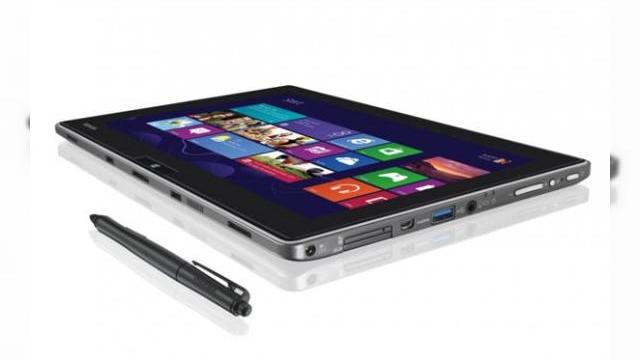 <b>Toshiba WT310, o nouă tableta cu Windows 8 Pro și ecran Full HD</b>Toshiba a anunțat la mijlocul săptămânii lansarea unui nou model de tableta Windows 8, WT310. E vorba aici despre un terminal cu ecran Full HD de 11.6 inch, care vine la pachet cu un stylus și are dotări destul de interesante. &nbsp; Toshiba WT310...