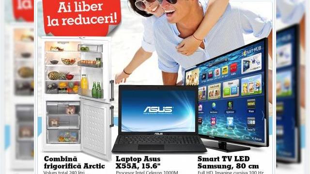 <b>Noi reduceri la eMAG.ro: iPhone cu doar 1500 de lei, tabletă ASUS cu 300 de lei mai accesibilă</b>eMAG.ro a dat startul unei noi săptămâni de reduceri pentru telefoane, tablete și laptopuri, cu niște prețuri foarte interesante și terminale noi. Remarc prezenta în oferă lor a noii tablete Acer Iconia B1, care deja s-a ieftinit de la 659 lei la...