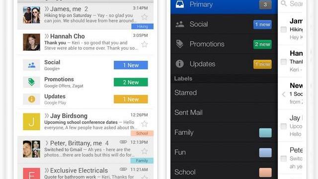 <b>Actualizarea pentru Gmail, anunțată nu cu mult timp În urmă, a Început să sosească gradual pentru desktop, Android și iOS (Descărcare)</b>Ulterior primelor imagini scăpate pe net, la puțin timp după evenimentul I/O 2013 și referitor la schimbările de interfață pe care viitoarea versiune a Gmail le va aduce, Google a anunțat oficial seria de actualizări pentru aplicațiile Android...