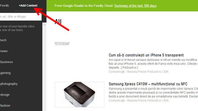 <b>Cum citim feedul Mobilissimo.ro fără Google Reader? Iată câteva soluții!</b>Peste câteva zile Google Reader se va închide și vom regreta acest serviciu care ne-a fost atât de util de-a lungul anilor. Dacă sunteți abonați ai feedului RSS Mobilissimo.ro, puteți migra către Feedly sau alte alternative destul de bune pentru...